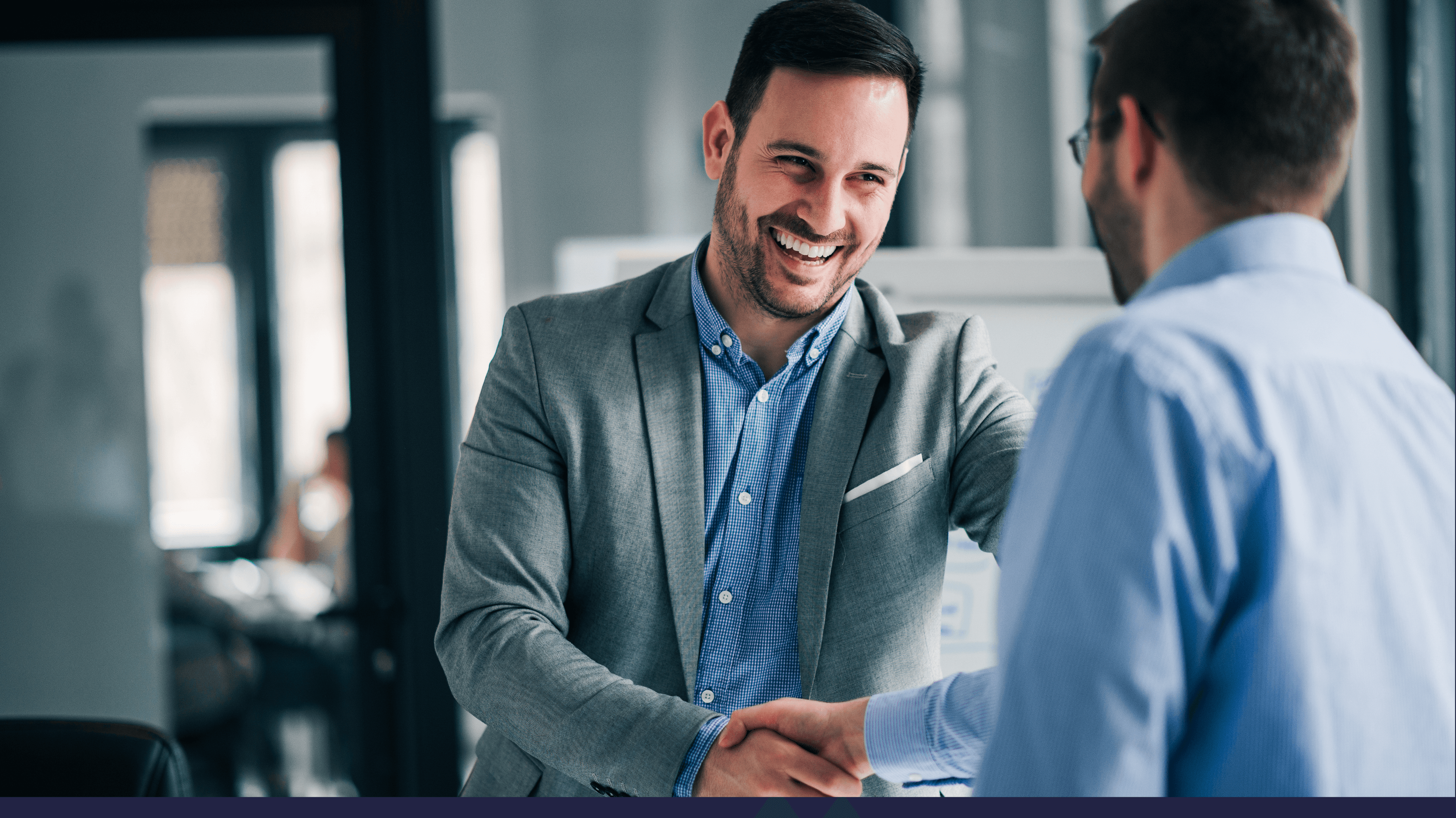 Professional business handshake